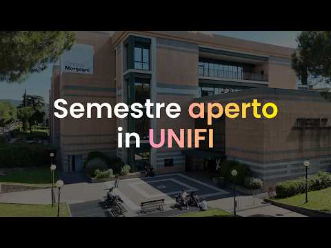 Preview image for the video "Semestre aperto in Unifi".
