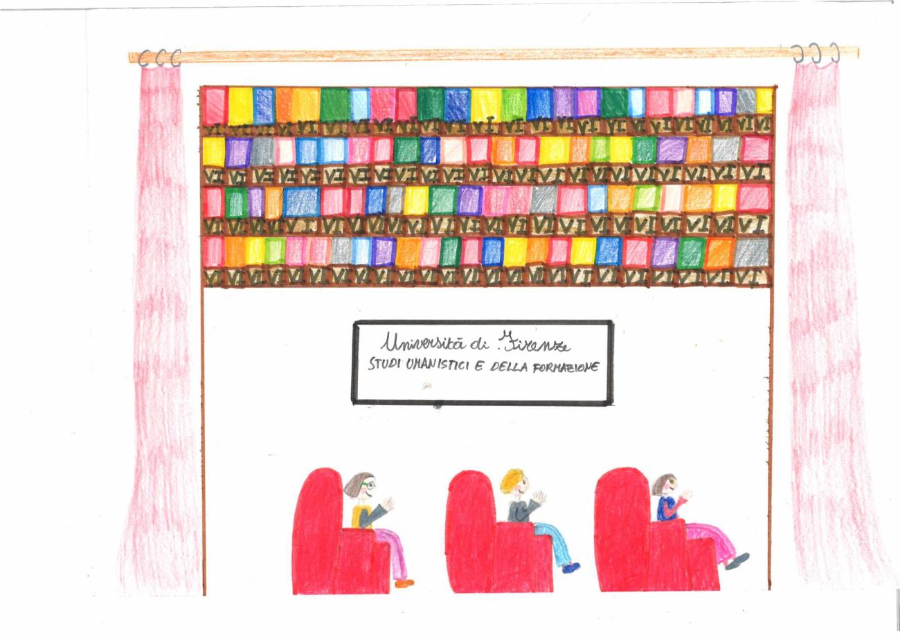Un disegno in esposizione alla mostra