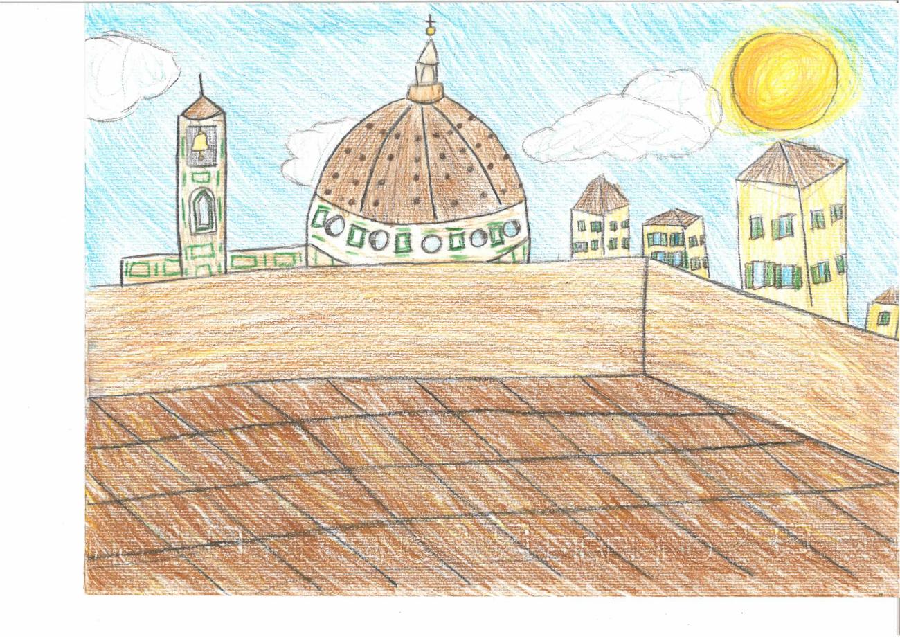 Un disegno in esposizione alla mostra