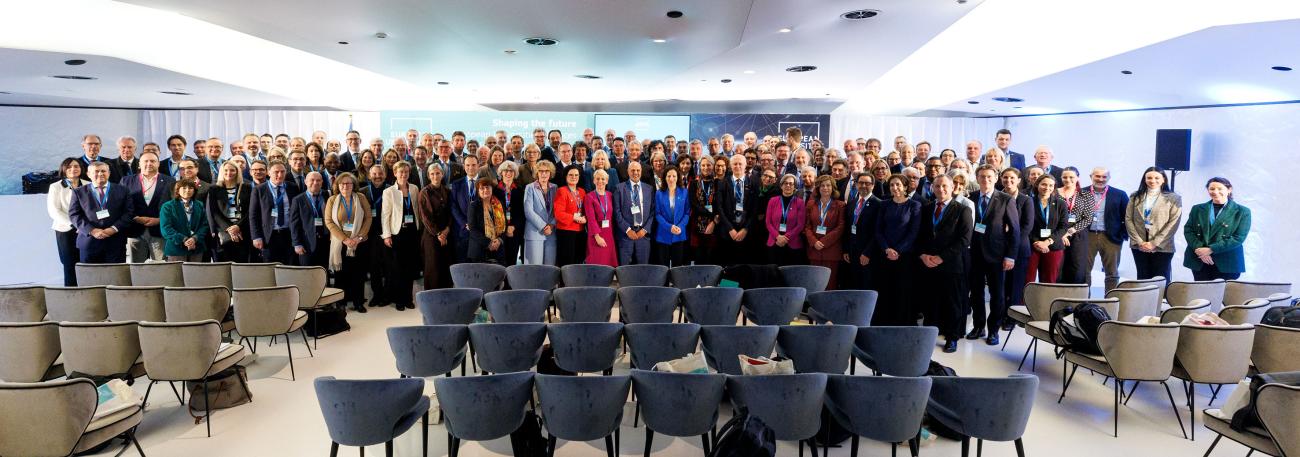 I partecipanti all'incontro in Commissione europea