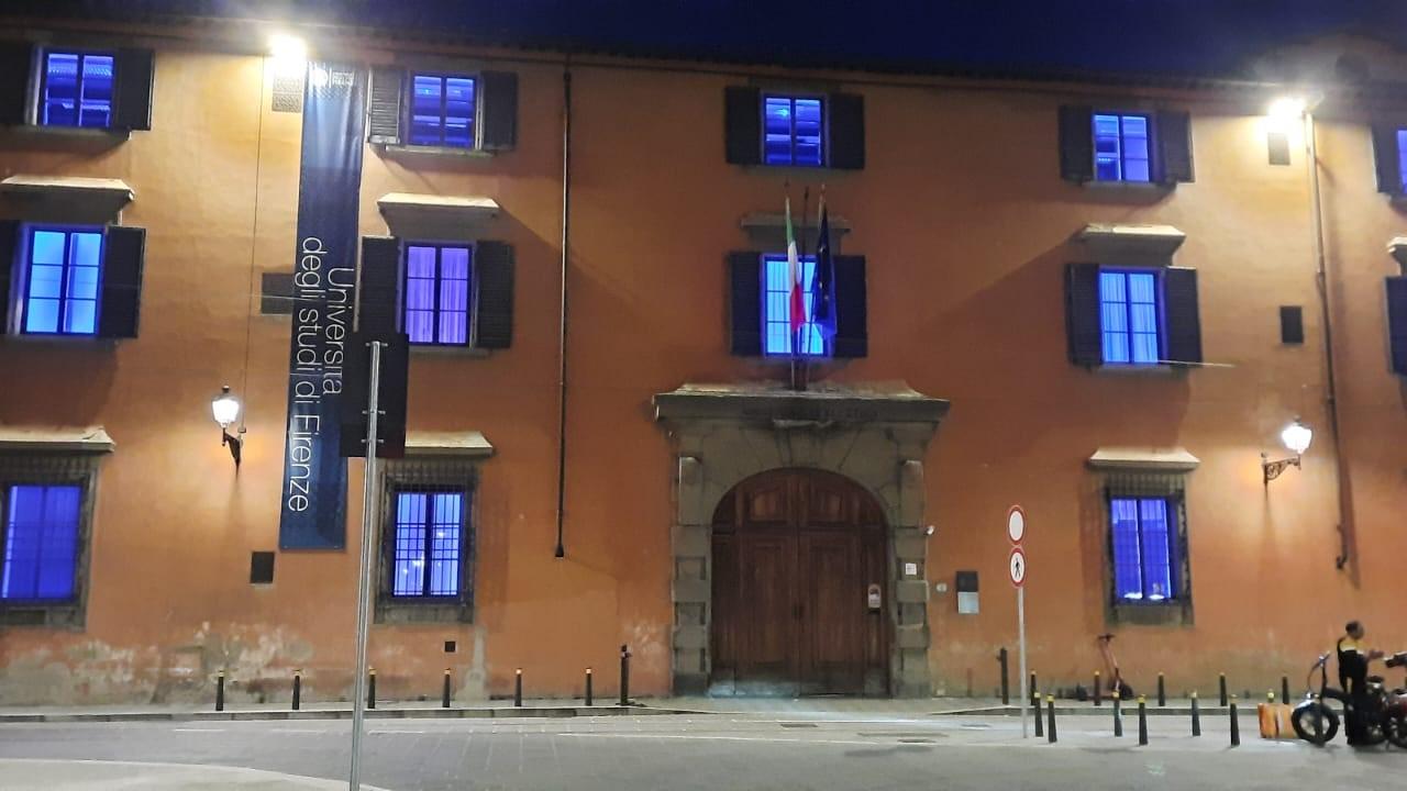 Rettorato blu autismo 