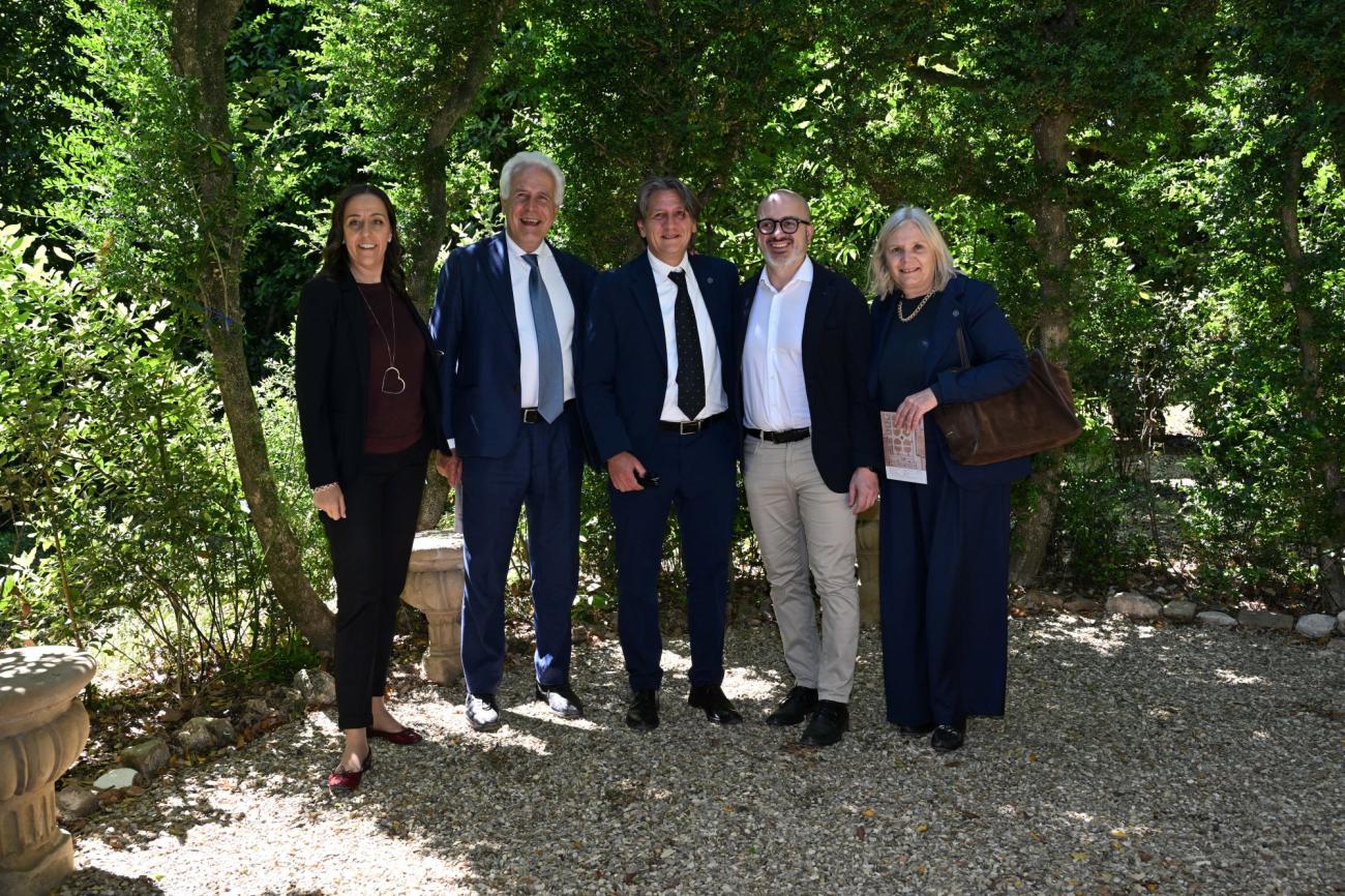 da sinistra Sara Funaro Eugenio Giani David Caramelli Giovanni Bettarini Alessandra Petrucci