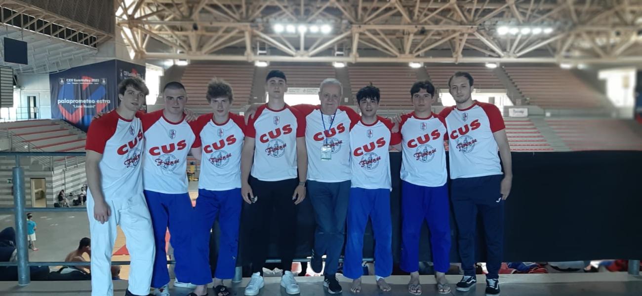 Alcuni atleti della delegazione CUS Firenze