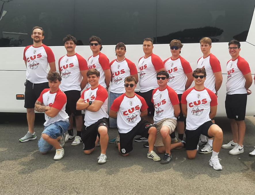 Alcuni atleti della delegazione CUS Firenze