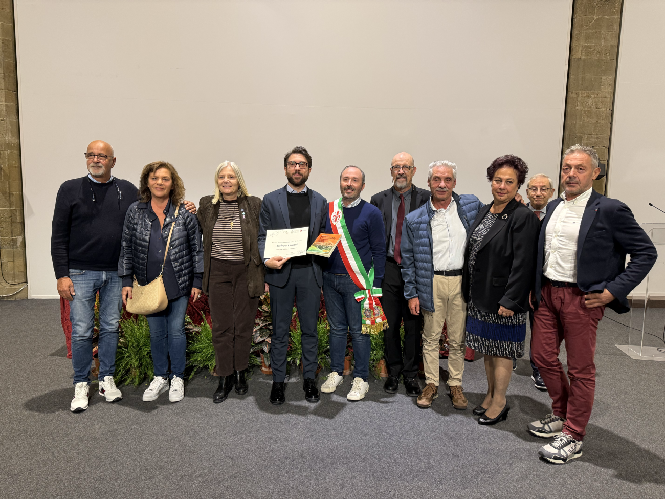 La premiazione di Andrea Catani