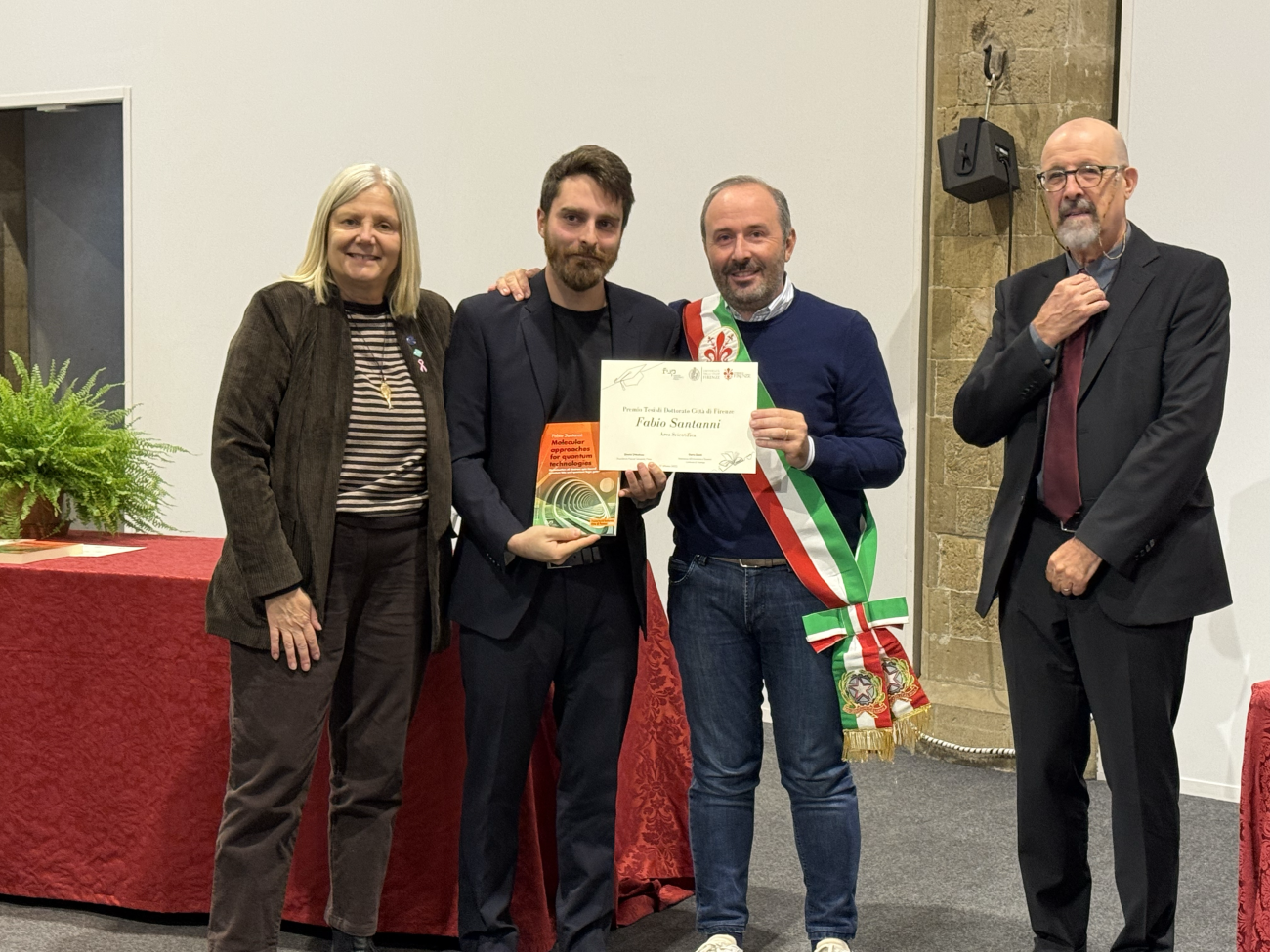 La premiazione di Fabio Santanni  