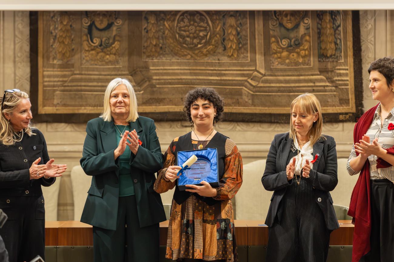 La premiazione di Beatrice Naldi