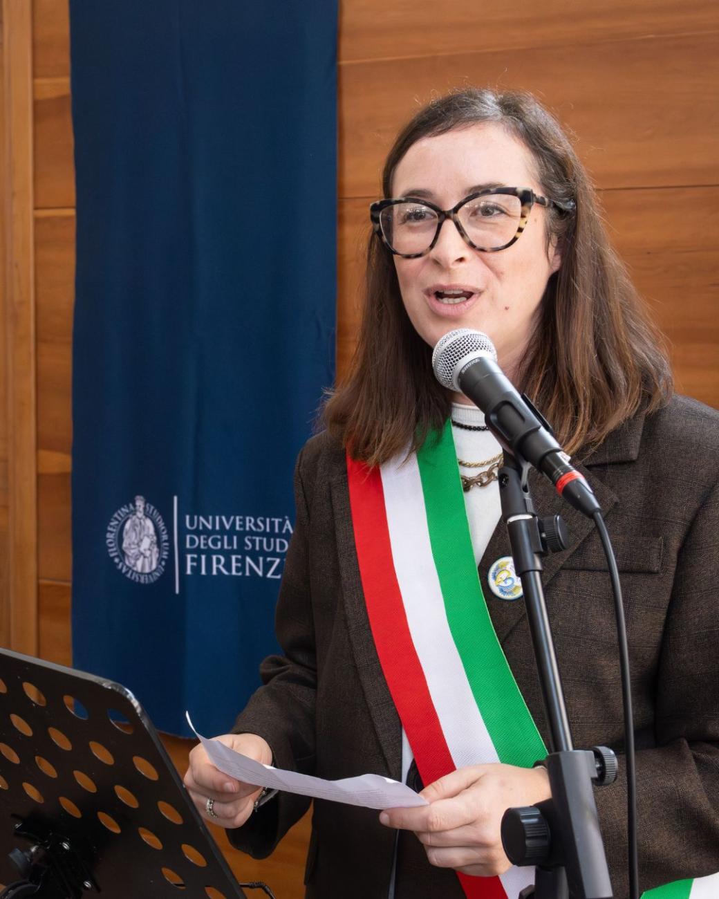 Il saluto dell'assessora Bigiarini