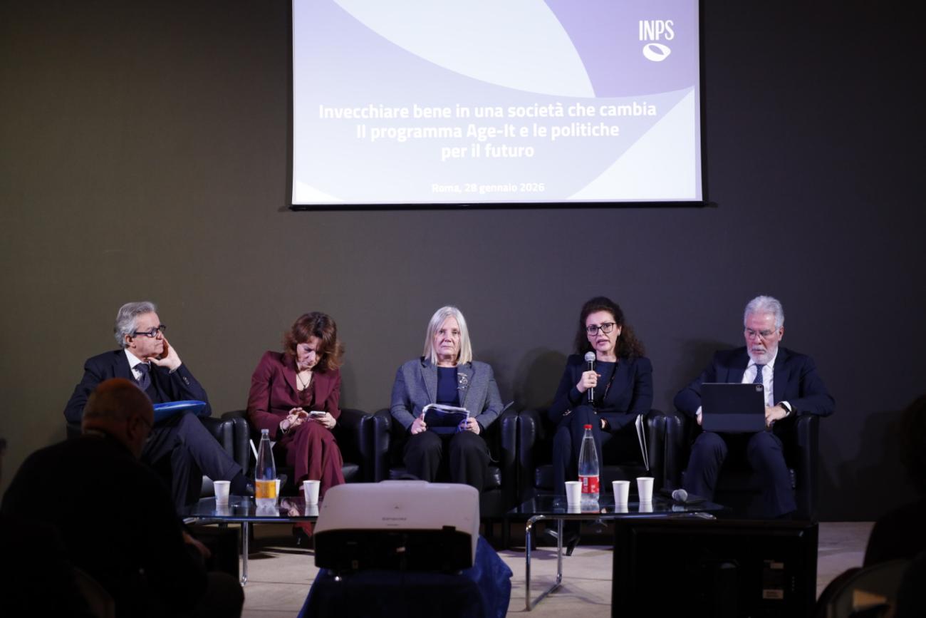 Un momento del convegno “Invecchiare bene in una società che cambia. Il Programma Age-It  e le politiche per il futuro” svoltosi a Roma il 28 gennaio