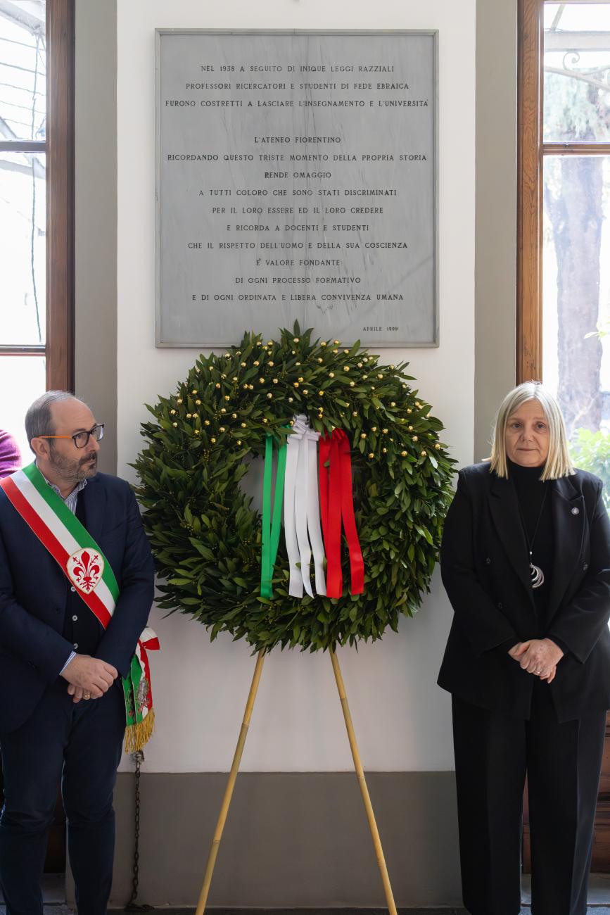 La rettrice Alessandra Petrucci con l'assessore Dario Danti