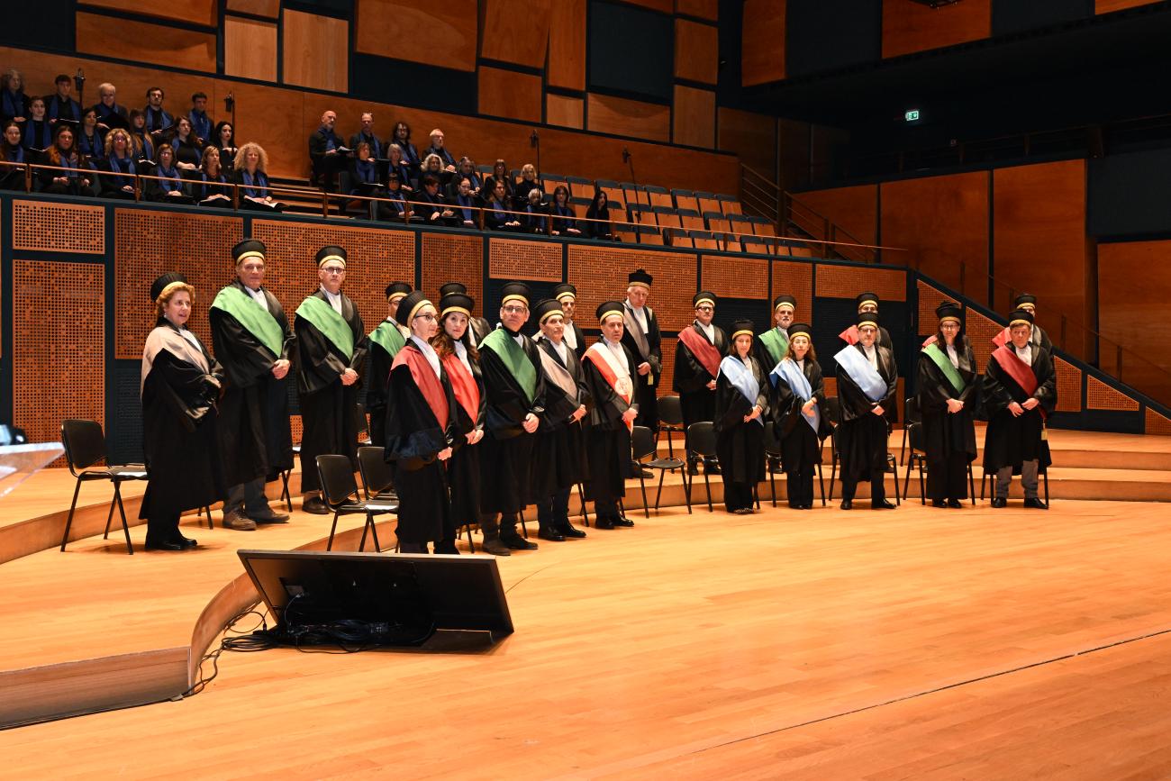 Un momento dell'inaugurazione dell'Anno Accademico