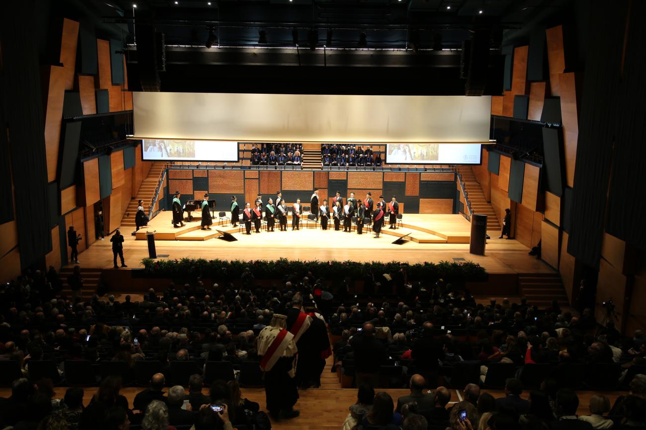 Un momento dell'inaugurazione dell'Anno Accademico