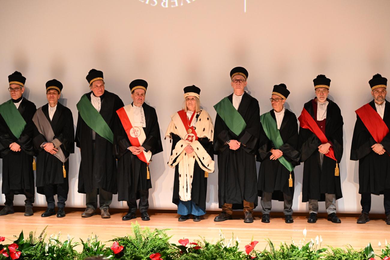 Un momento dell'inaugurazione dell'Anno Accademico