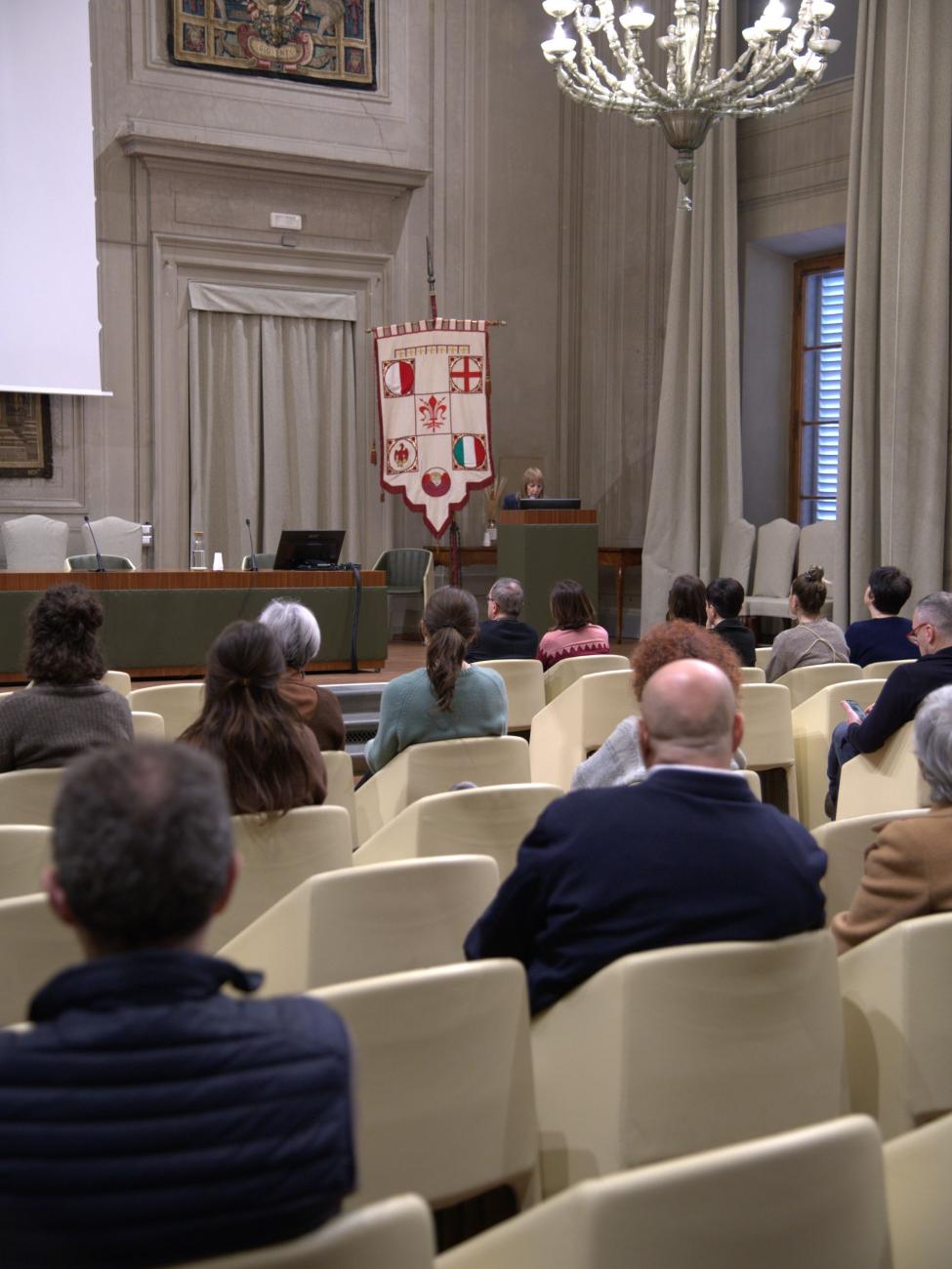 Un momento della cerimonia