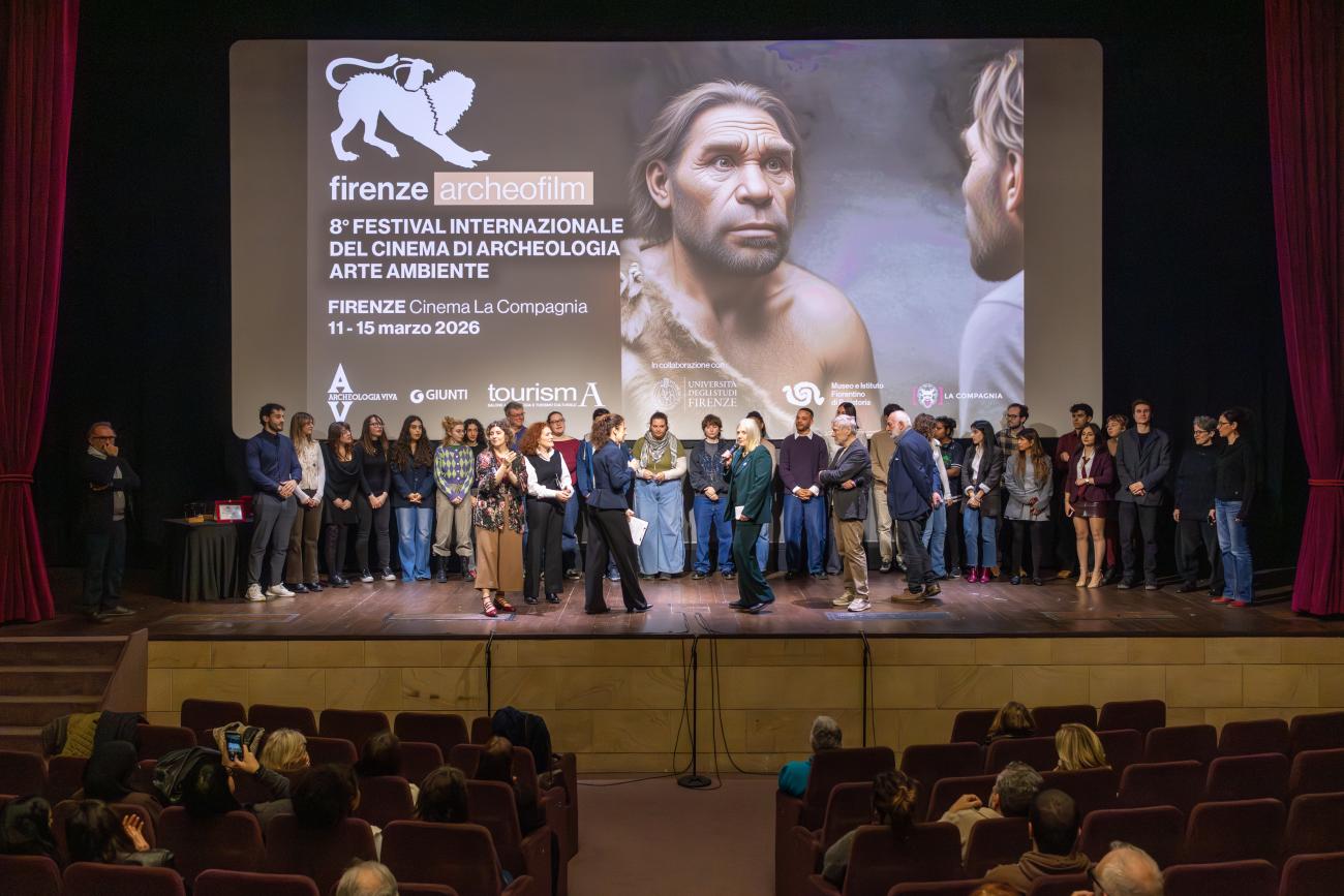 Un momento della giornata conclusiva di Firenze Archeofilm 2026