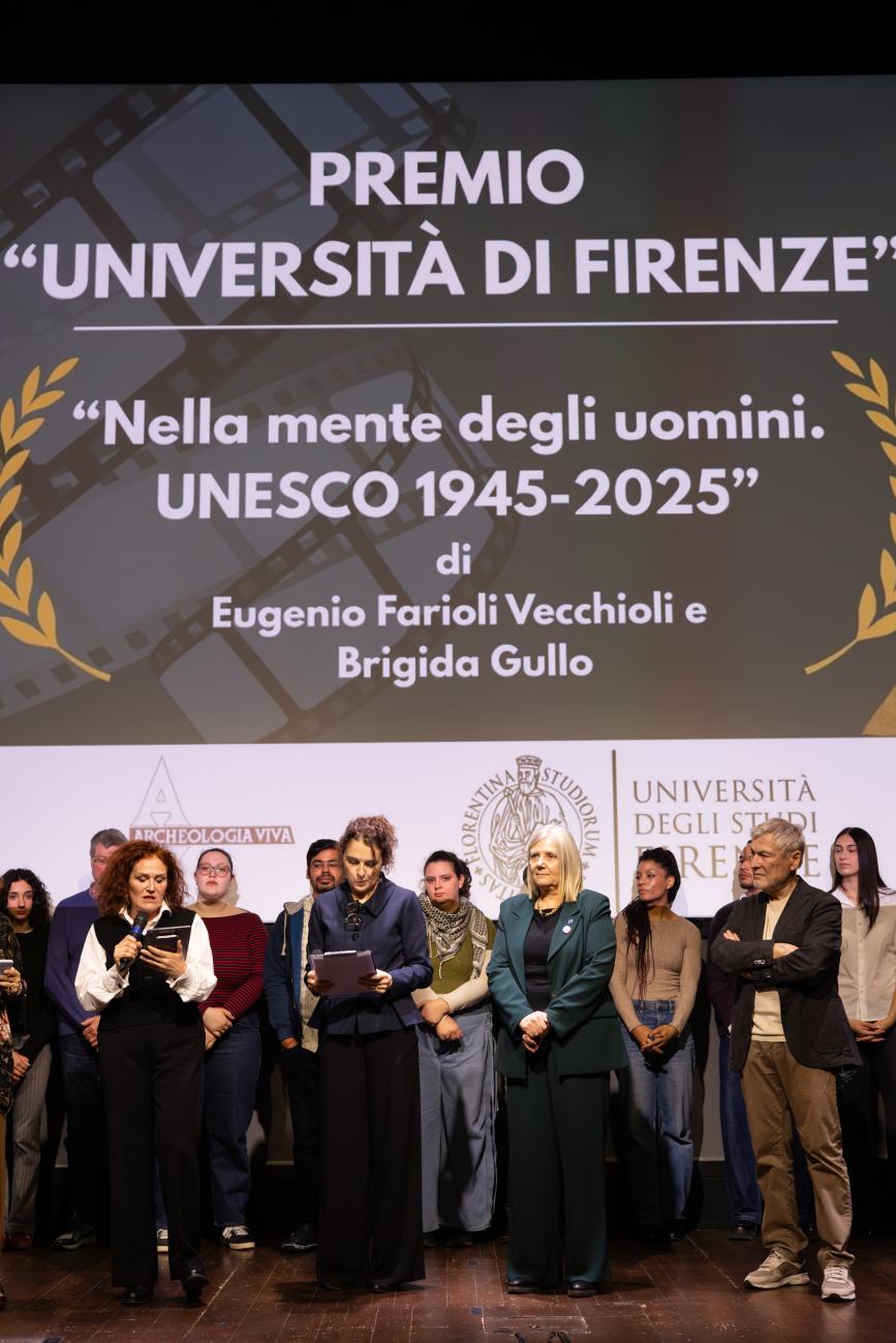 La premiazione di “Nella mente degli uomini. Unesco 1945-2025” 