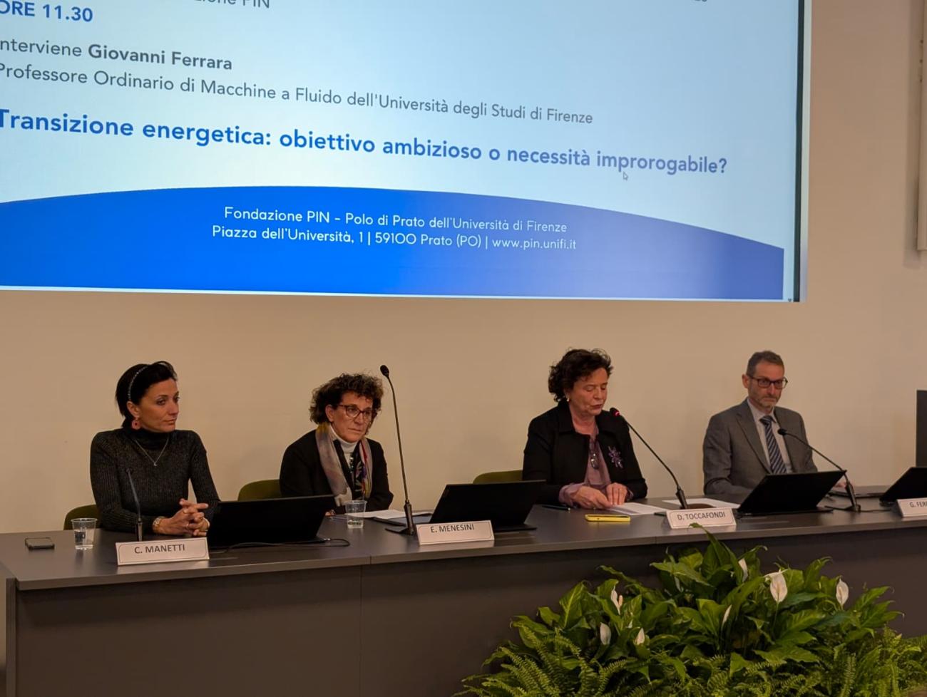 Un momento dell'inaugurazione