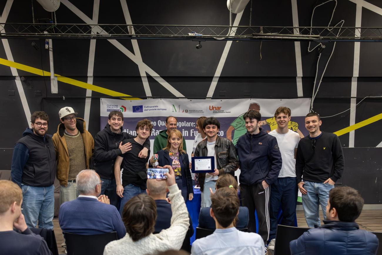 la premiazione della squadra Unifi