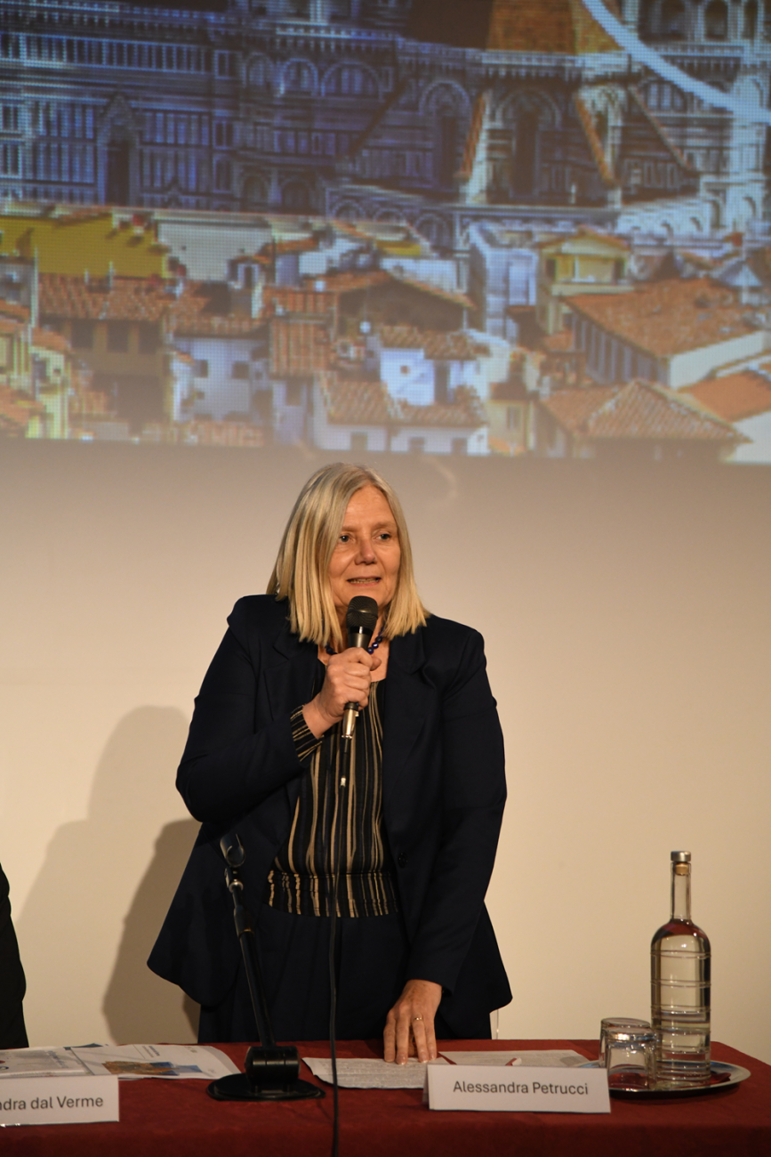 L'intervento della rettrice Petrucci in Comune