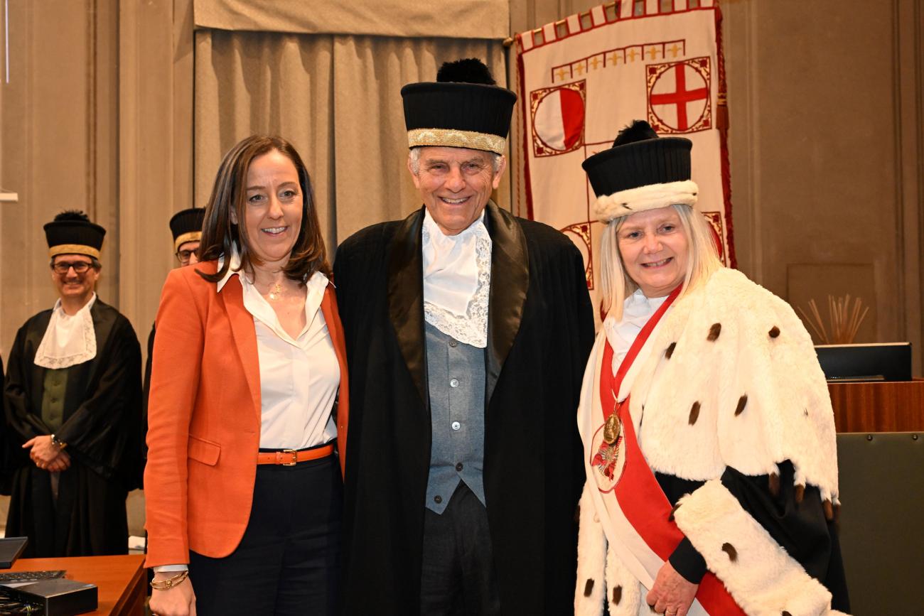 Sara Funaro, Ferruccio Ferragamo e Alessandra Petrucci