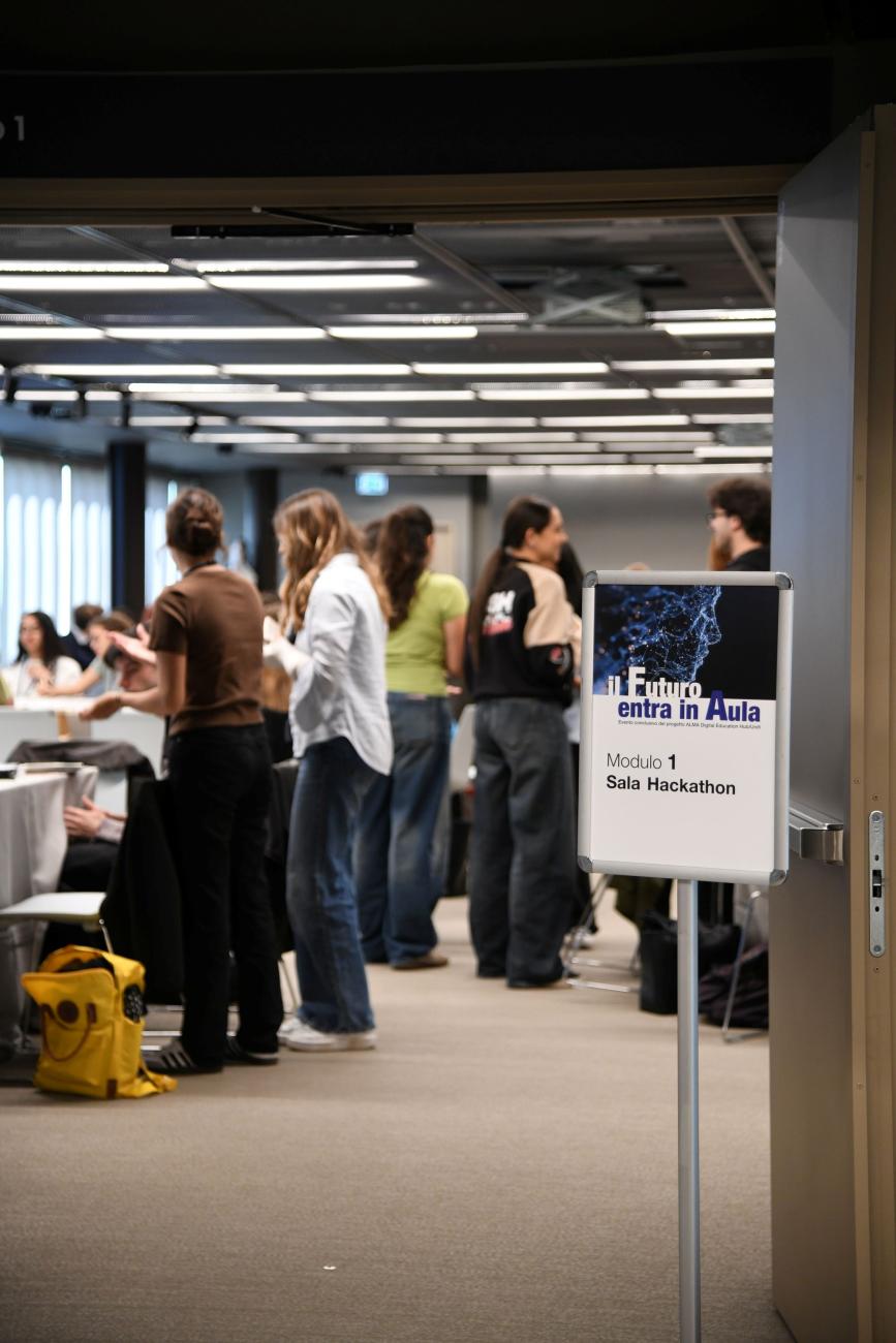 l'ingresso all'hackathon