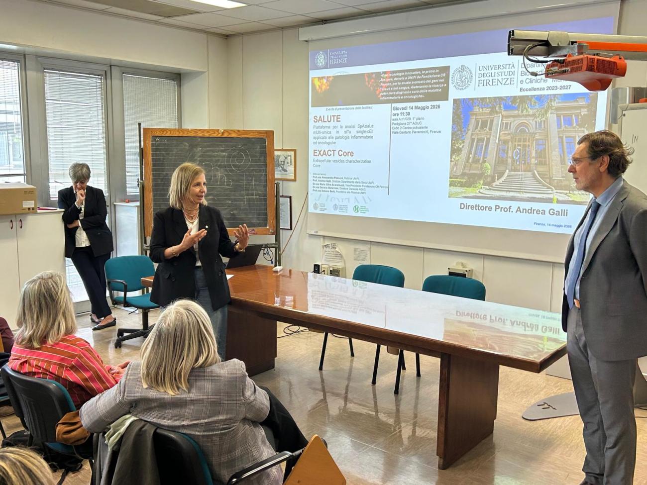Un momento dell'inaugurazione