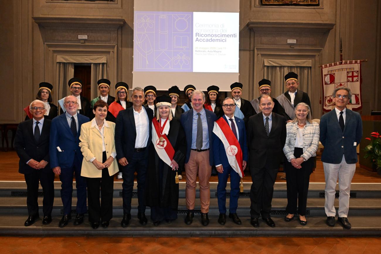 I professori emeriti che hanno ricevuto il riconoscimento
