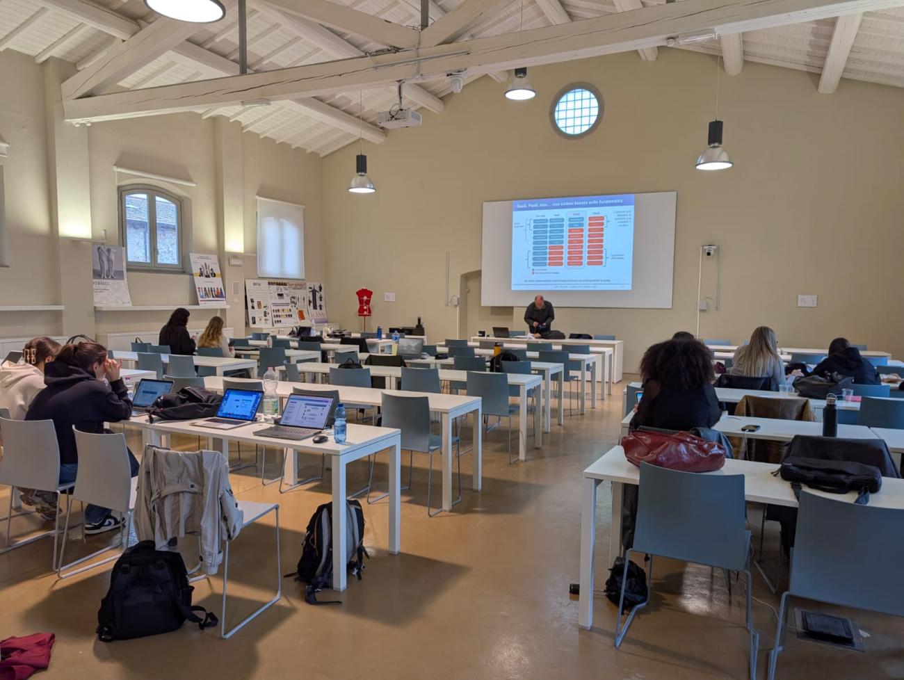 Una delle aule inaugurate oggi