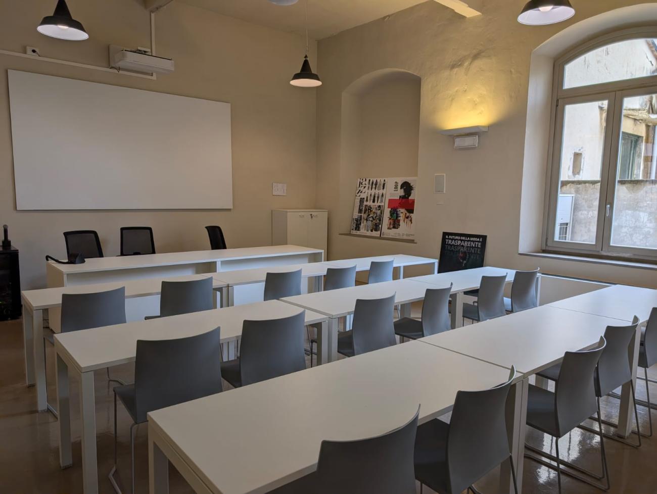 Una delle aule inaugurate