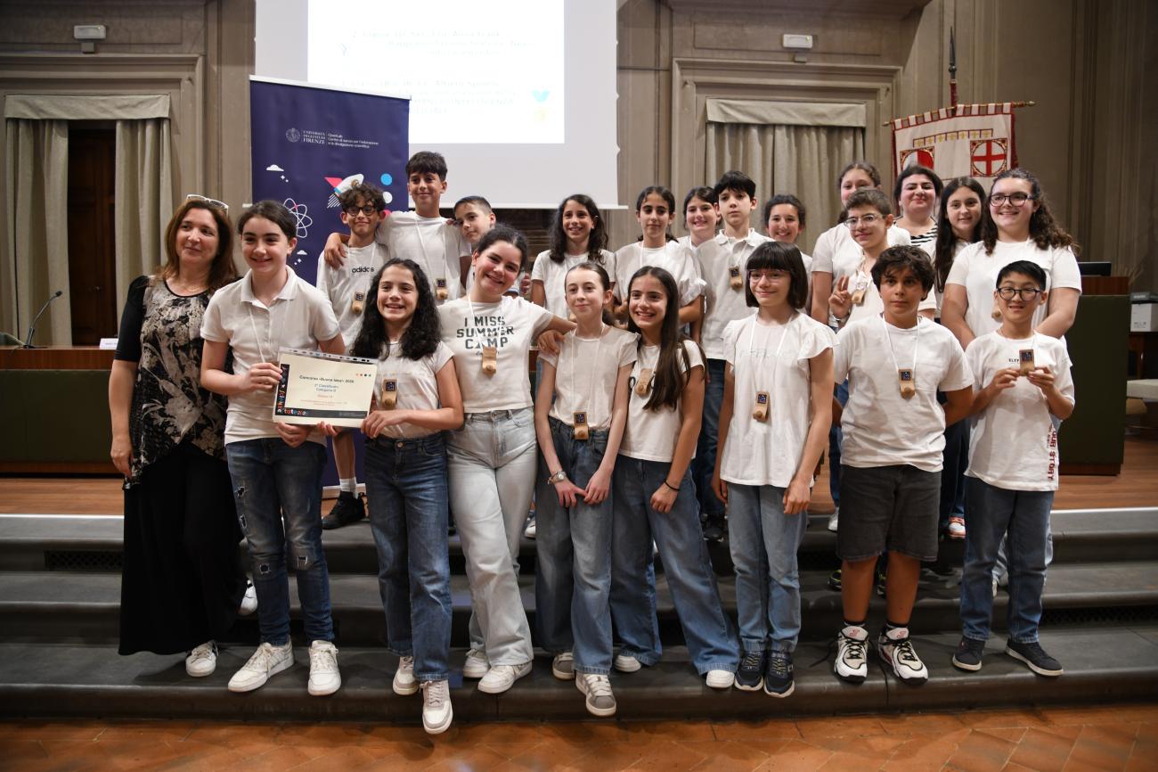 La classe 1d della scuola Anna Frank di Pistoia