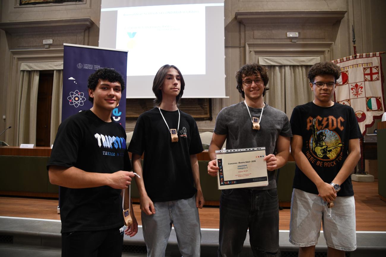 La classe 4CT dell'Istituto Balducci di Pontassieve