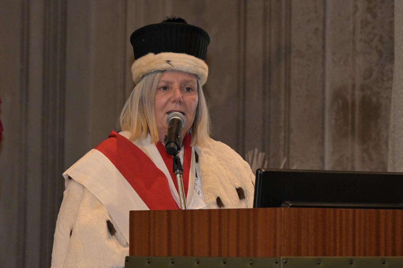 La rettrice Alessandra Petrucci