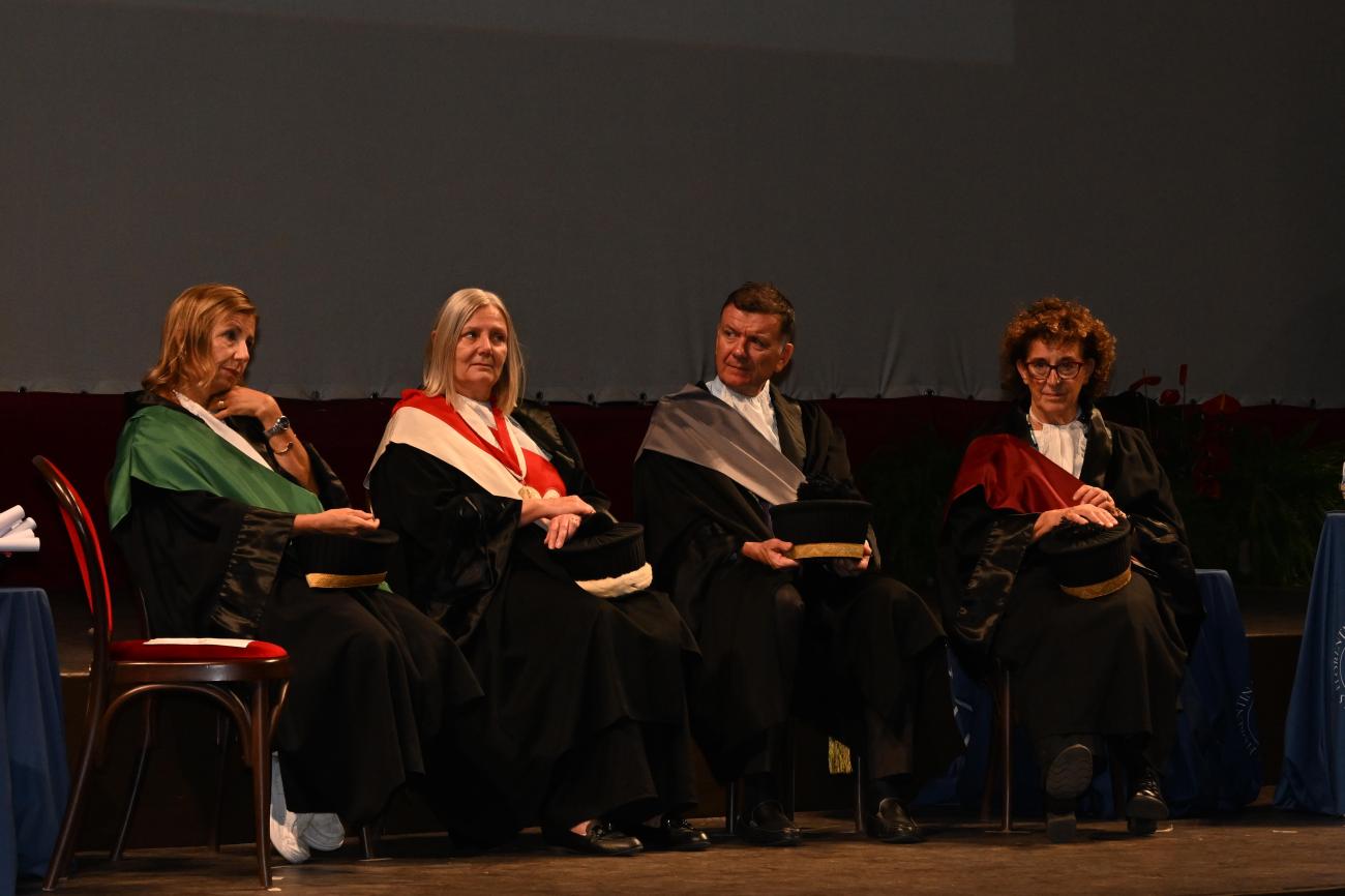 Da sinistra: Debora Berti, Alessandra Petrucci, Marco Pierini ed Ersilia Menesini