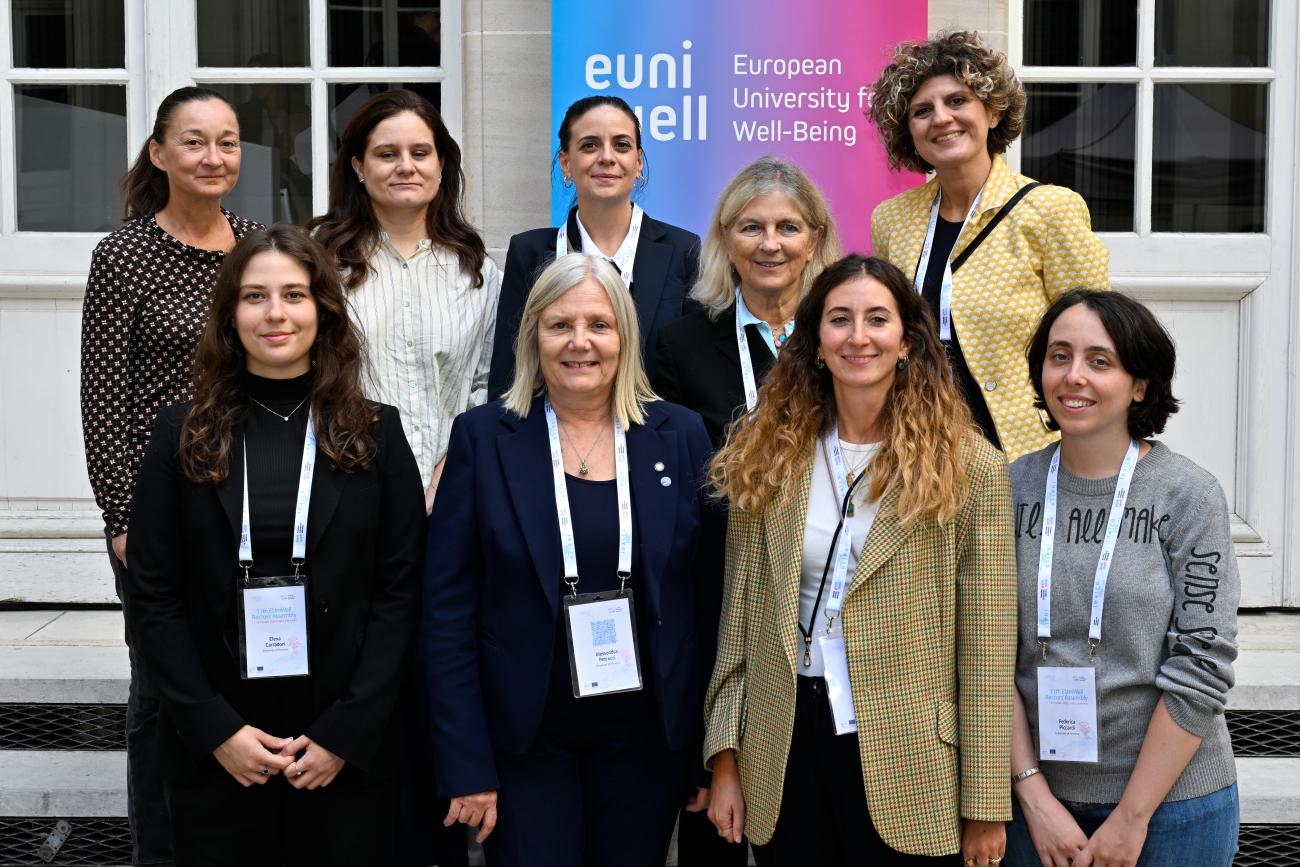 La delegazione Unifi all'Assemblea dei Rettori EUniWell a Parigi