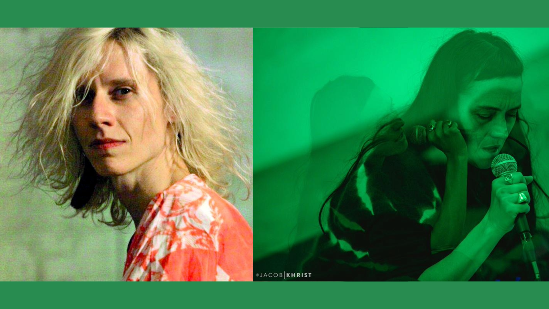 Foto ritratti di Silvia Calderoni e Ilenia Caleo