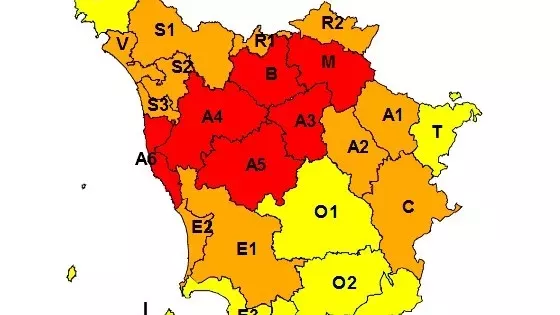 Allerta meteo 14 marzo 2025