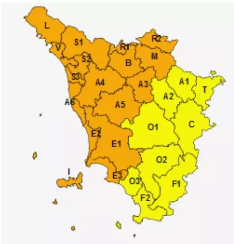 immagine allerta meteo 29 agosto 2025