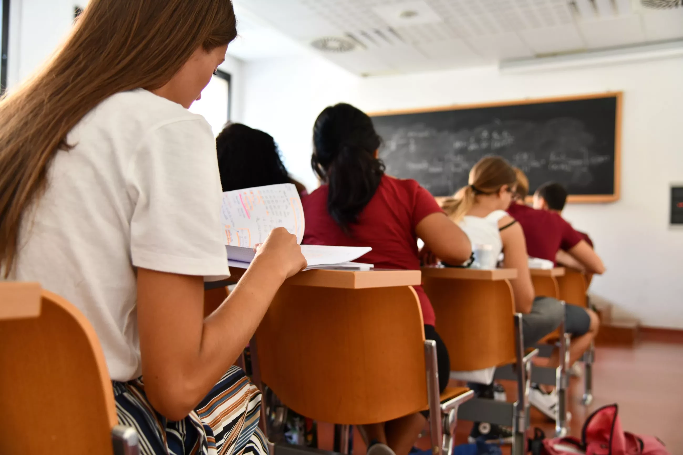 studentesse in aula
