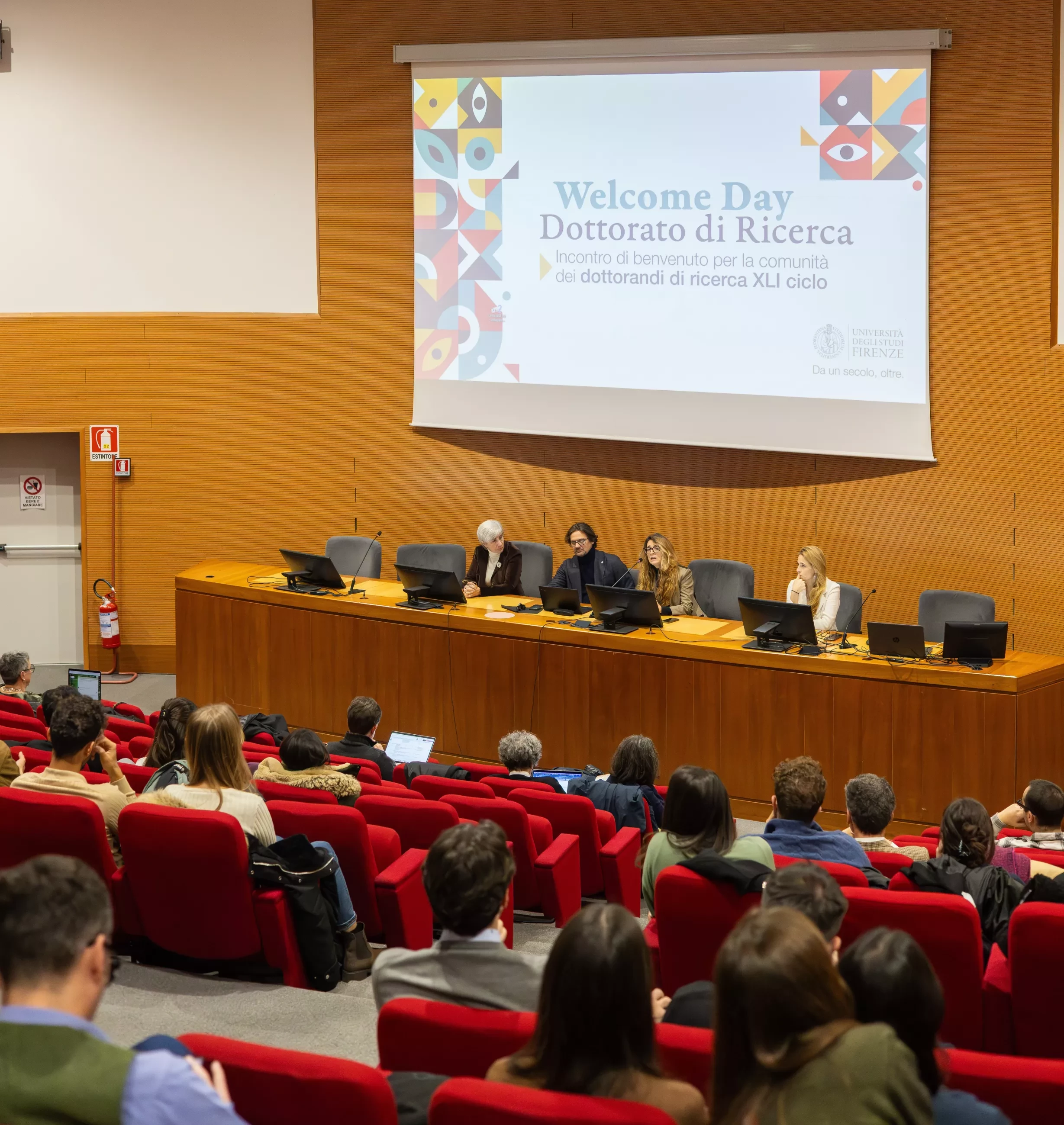 Il benvenuto ai dottorandi di Unifi