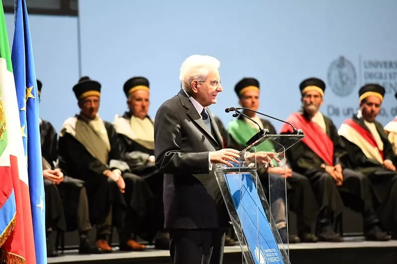 Il presidente della Repubblica sergio Mattarella_foto archivio