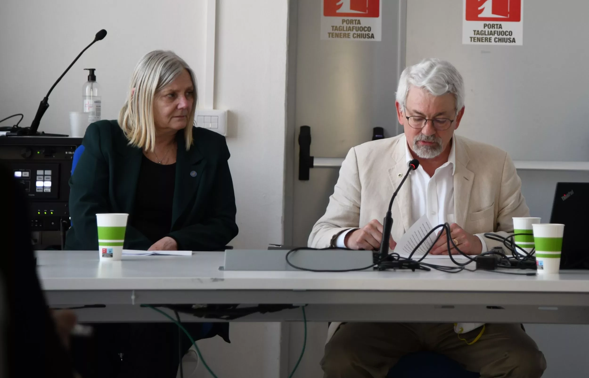 Alessandra Petrucci e Hugh Miller 