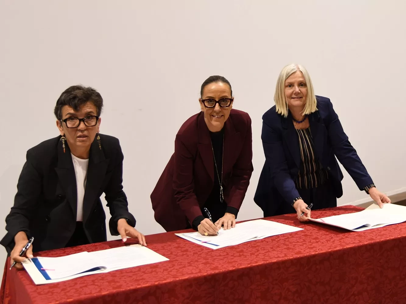Alessandra dal Verme, Sara Funaro, Alessandra Petrucci firmano il Piano Città