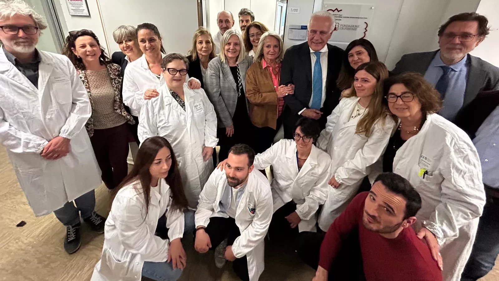 I partecipanti all'inaugurazione