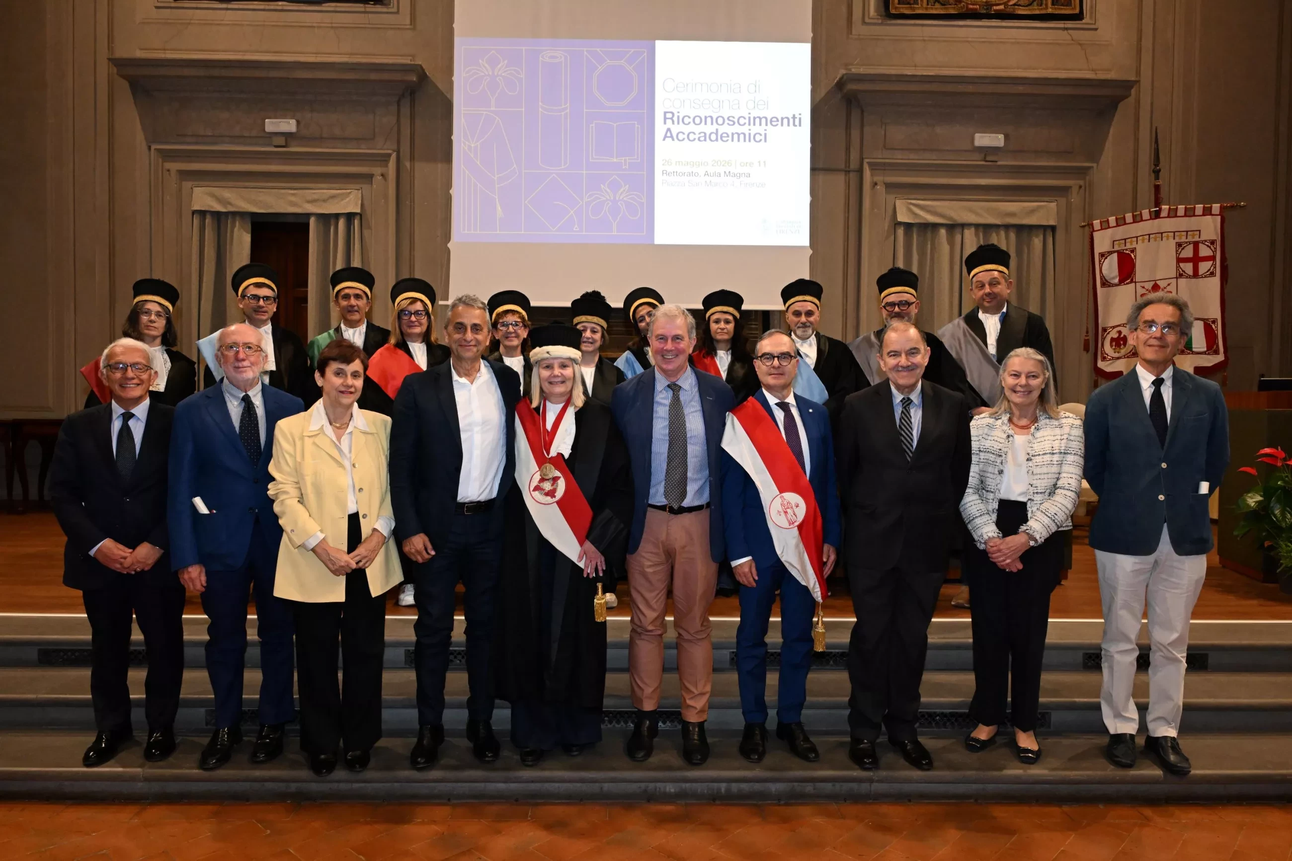 I professori emeriti che hanno ricevuto il riconoscimento