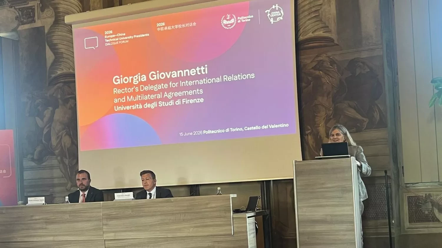 Giorgia Giovannetti all’Europe-China Technical University Presidents Dialogue Forum 2026 