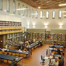 Biblioteca e sala studio dell'Università di Firenze